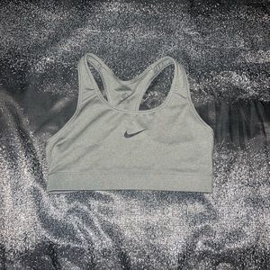 Nike dri-fit grey sports bra